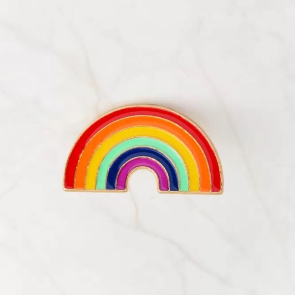 Jewelry - NEW Rainbow Enamel Pin Brooch
